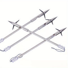 10pcs 440c Stainless Steel Fishing Arrows Sharp Harpoon For Fishing