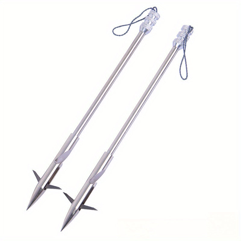 10pcs 440c Stainless Steel Fishing Arrows Sharp Harpoon For Fishing