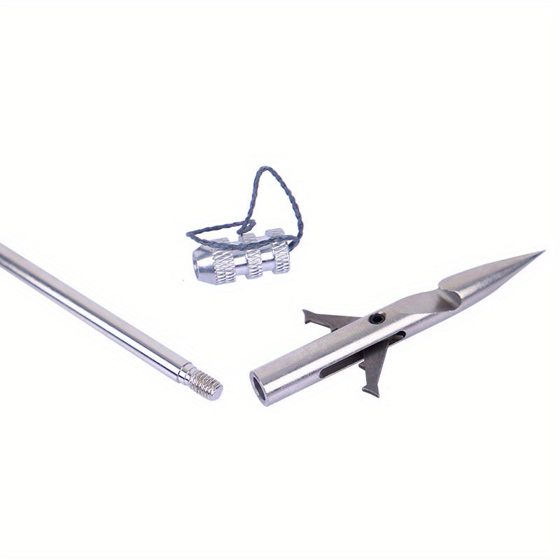 10pcs 440c Stainless Steel Fishing Arrows Sharp Harpoon For Fishing