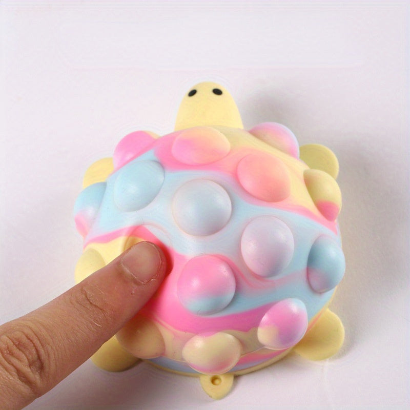 Squeeze Stress Relief Toy with 3D Ball & Silicone Suction Cup