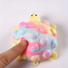 Squeeze Stress Relief Toy with 3D Ball & Silicone Suction Cup