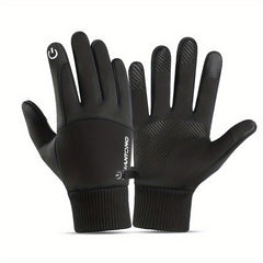 Winter Velvet Warm Gloves Windproof Waterproof Touch Screen Gloves