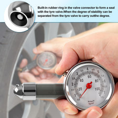 Heavy Duty Tire Pressure Gauge 0-100 PSI Mechanical Gauge