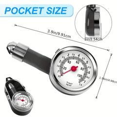 Heavy Duty Tire Pressure Gauge 0-100 PSI Mechanical Gauge