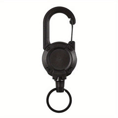 Automatic Retractable Keychain Wire Rope Keyring Outdoor Camping Hiking
