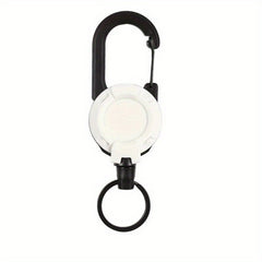 Automatic Retractable Keychain Wire Rope Keyring Outdoor Camping Hiking