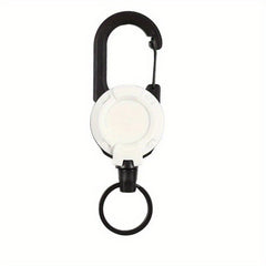 Automatic Retractable Keychain Wire Rope Keyring Outdoor Camping Hiking