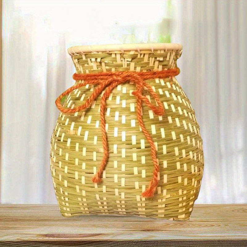 1pc Bamboo Fish Basket Fishing Accessories