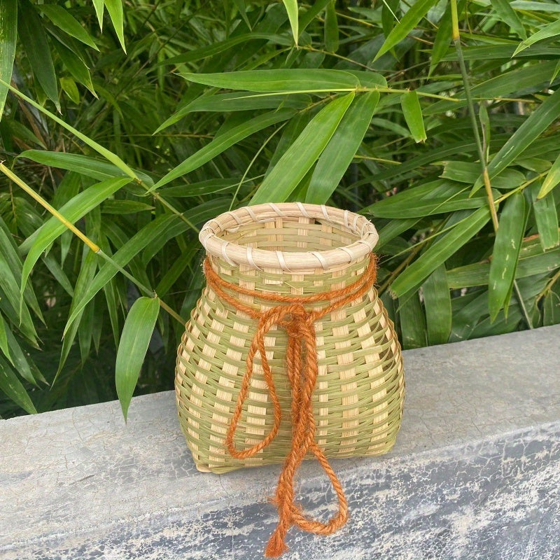 1pc Bamboo Fish Basket Fishing Accessories