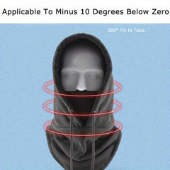 Windproof Warm Cycling Motorcycle Mask Balaclava With Fleece