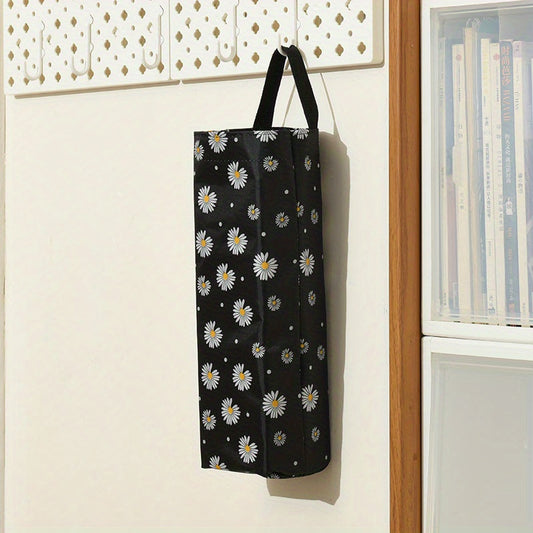 Daisy Hanging Storage Bag Kitchen Trash Bag Storage Organizer