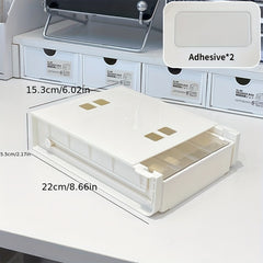 Hidden Pen Box Under Desk Drawer Key Storage Box Office Stationery Box