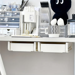 Hidden Pen Box Under Desk Drawer Key Storage Box Office Stationery Box