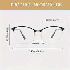 Metal Frame Decorative Glasses for Cycling