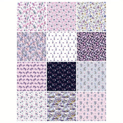 6 Scrapbook Paper Jellyfish Flower Pattern DIY Material