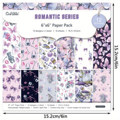 6 Scrapbook Paper Jellyfish Flower Pattern DIY Material
