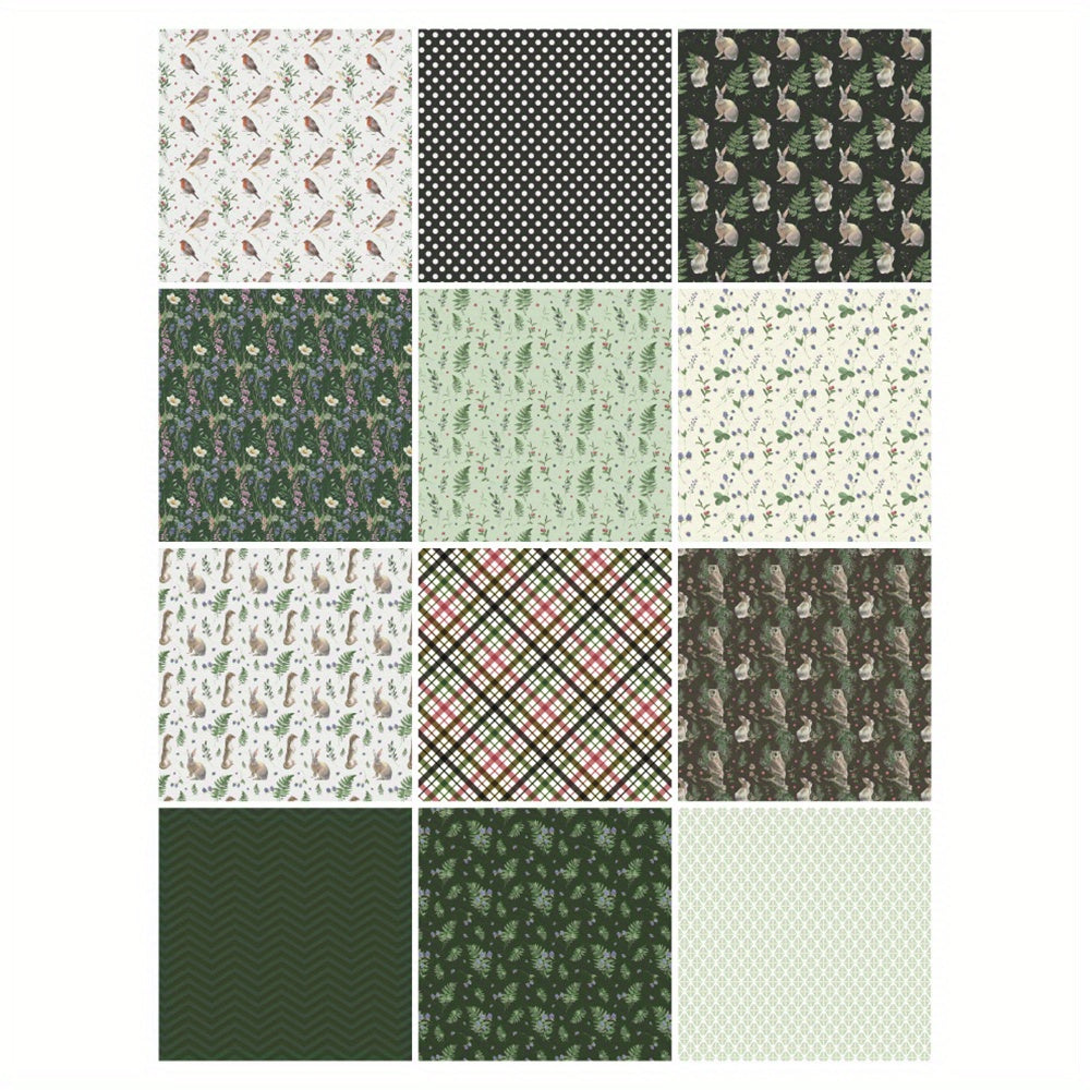 6 Scrapbook Paper Jellyfish Flower Pattern DIY Material