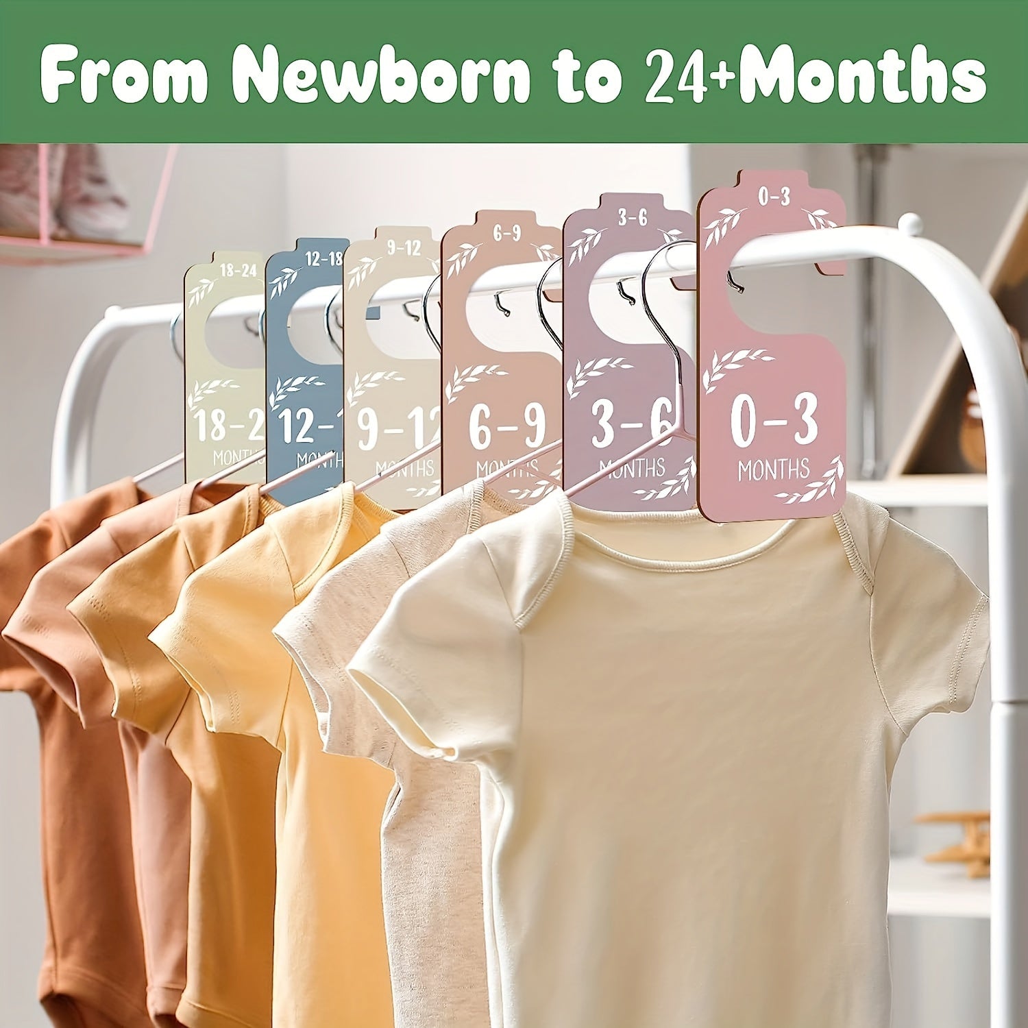 8pcs Closet Rack Label Cards Wooden Classify Label For Clothes Shoes