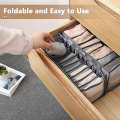 3pcs Bra & Panty Organizer Foldable Underwear Storage Box Drawer