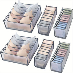 3pcs Bra & Panty Organizer Foldable Underwear Storage Box Drawer