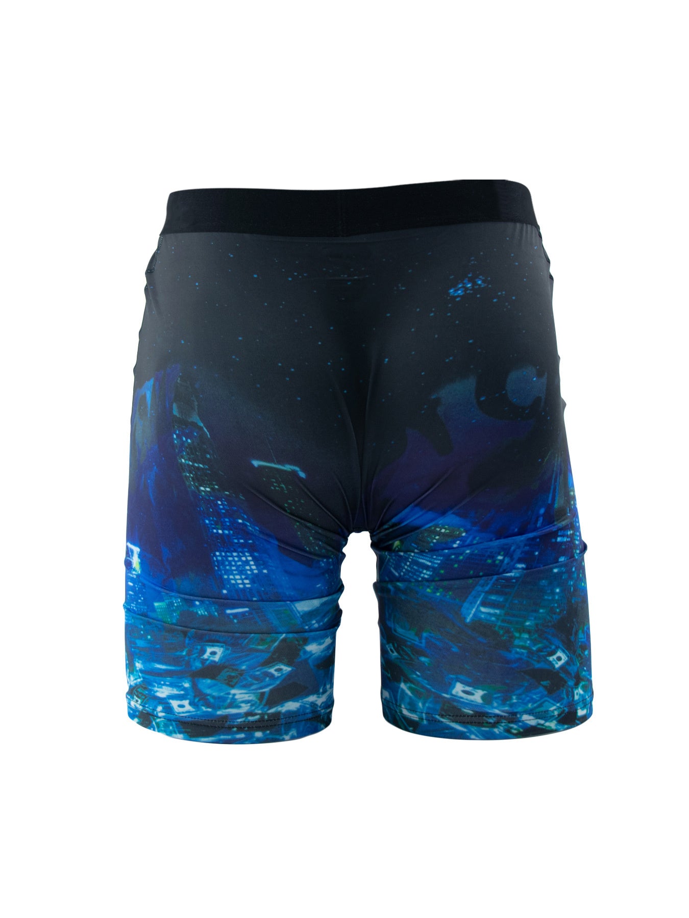 City Building Pattern Men's High Stretch Boxer Briefs