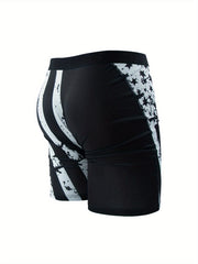 High Stretch Stripe Boxer Shorts for Men