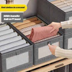 Foldable Large Fabric Storage Bin Closet Storage Box
