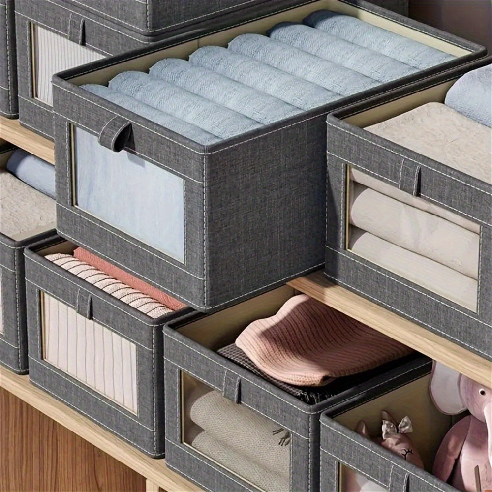 Foldable Large Fabric Storage Bin Closet Storage Box