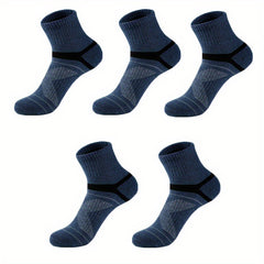 Men's Running Basketball Socks Comfortable Sweat Absorption Ankle Socks