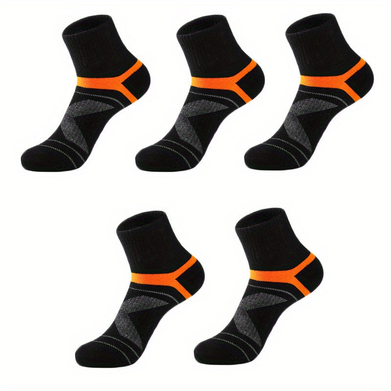 Men's Running Basketball Socks Comfortable Sweat Absorption Ankle Socks