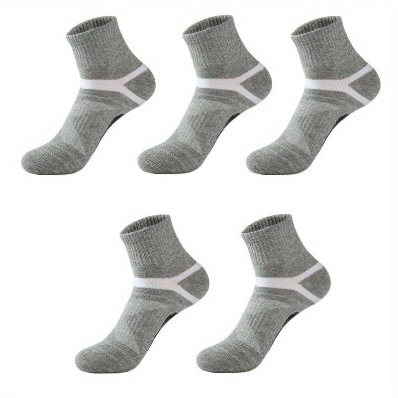 Men's Running Basketball Socks Comfortable Sweat Absorption Ankle Socks