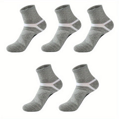 Men's Running Basketball Socks Comfortable Sweat Absorption Ankle Socks