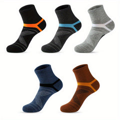 Men's Running Basketball Socks Comfortable Sweat Absorption Ankle Socks