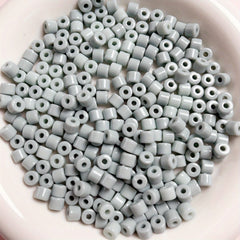 50pcs Gradient Solid Bucket Beads 6mm Cylindrical for DIY Jewelry