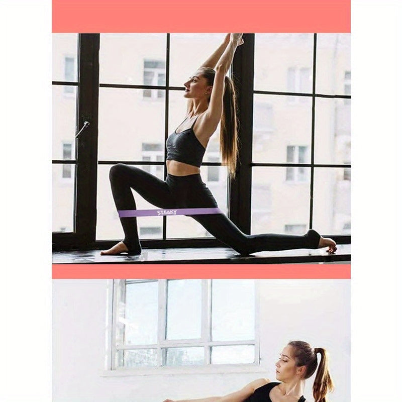 Yoga Elastic Band Resistance Levels Tension Rope Leg Squat Butto