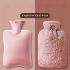 Portable Hand Warmer With Faux Rabbit Flannel Cover