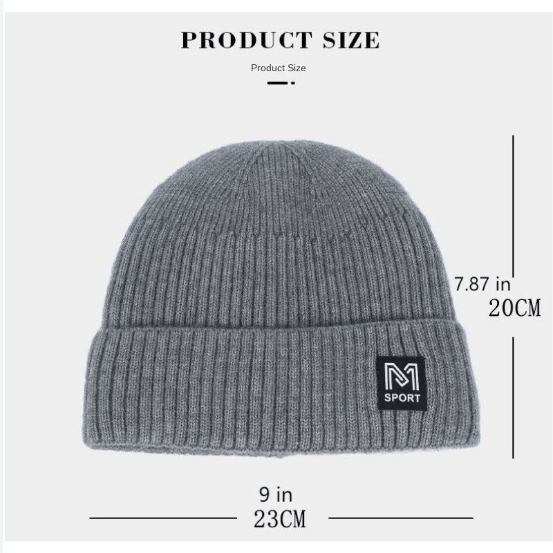 Knitted Thickened Coldproof Hat Cycling Ear Beanie