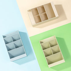 Oblique Insertion Pen Storage Box for Office School Home