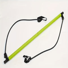 Multifunctional Fitness Pilates Stick With Resistance Rope Yoga Pedal
