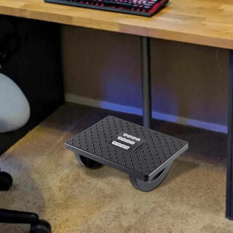 Ergonomic Foot Massager Footrest for Under Desk Work Study