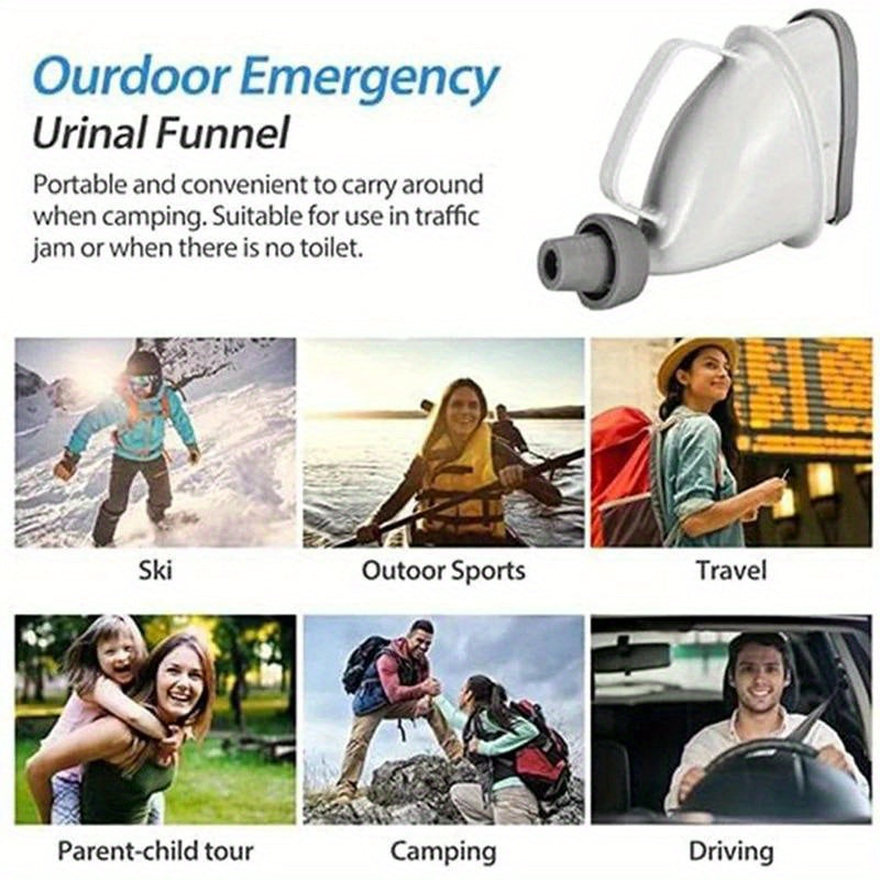 Portable Urinal For Man & Woman, Outdoor Camping Emergency Toilet