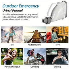 Portable Urinal For Man & Woman, Outdoor Camping Emergency Toilet