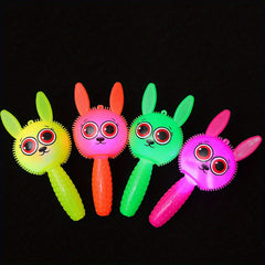 Glow Cartoon Rabbit Stick - Rabbit Glow Pinch Ring