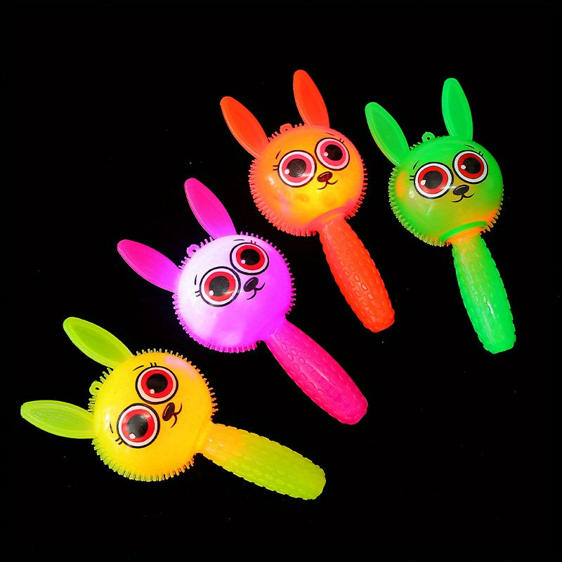 Glow Cartoon Rabbit Stick - Rabbit Glow Pinch Ring