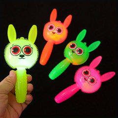 Glow Cartoon Rabbit Stick - Rabbit Glow Pinch Ring