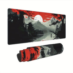 Japanese Landscapes Large Mouse Pad XL Keyboard Mat Long Mousepad