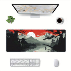Japanese Landscapes Large Mouse Pad XL Keyboard Mat Long Mousepad