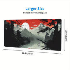 Japanese Landscapes Large Mouse Pad XL Keyboard Mat Long Mousepad