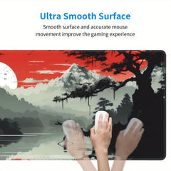 Japanese Landscapes Large Mouse Pad XL Keyboard Mat Long Mousepad