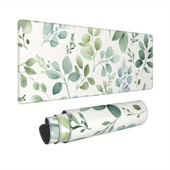 Desk Pad Protector Mouse Pad Mat Eucalyptus Leaves Pattern